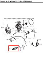 Cargar imagen en el visor de galería, BUJIA PLATINO/BOXER/PULSAR 135 ORIGINAL - Mundimotos