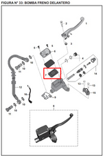 Cargar imagen en el visor de galería, DIAFRAGMA BOMBA FRENO PULSAR ORIGINAL - Mundimotos