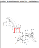 Load image into Gallery viewer, COLA GUARDABARRO FR MB100 CLASSIC ORIGINAL - Mundimotos