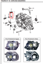 Cargar imagen en el visor de galería, ARANDELA TAPON OIL CAJA BOXER K-TE ORIGINAL - Mundimotos