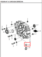 Cargar imagen en el visor de galería, ARANDELA TAPON OIL CAJA BOXER K-TE ORIGINAL - Mundimotos