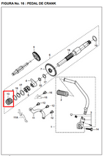 Cargar imagen en el visor de galería, RESORTE EJE CRANK PULSAR ORIGINAL - Mundimotos