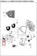 Cargar imagen en el visor de galería, TAPON TAPA VOLANTE PULSAR ORIGINAL - Mundimotos