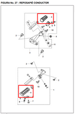 Cargar imagen en el visor de galería, CAUCHO POSAPIE FR PULSAR/DISCOVEPP ORIGINAL - Mundimotos