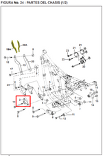 Cargar imagen en el visor de galería, SOPORTE MOTOR FR LH PULSAR DTS-I ORIGINAL - Mundimotos