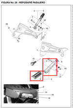 Cargar imagen en el visor de galería, POSAPIE RR LH PULSAR 135/180/200 ORIGINAL - Mundimotos