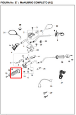 Cargar imagen en el visor de galería, Manigueta LH PULSAR ORIGINAL - Mundimotos
