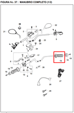 Cargar imagen en el visor de galería, Manigueta derecho bajaj PULSAR original - Genuine parts