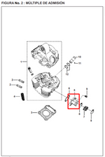 Cargar imagen en el visor de galería, SOPORTE CARBURADORURADOR PULSAR DTS-I ORIGINAL - Mundimotos