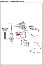Cargar imagen en el visor de galería, AGUJA FLOTADOR PULSAR 180/200/SZ-R ORIGINAL - Mundimotos