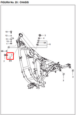 Cargar imagen en el visor de galería, GUIA CABLES LH PULSAR 180UG ORIGINAL - Mundimotos
