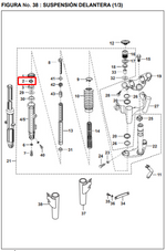 Cargar imagen en el visor de galería, PIN BOTELLA SUSPEN PUL220/UG ORIGINAL - Mundimotos
