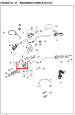 Load image into Gallery viewer, SOPORTE MANIGUETA LH PUL II/DUKE200 ORIGINAL - Mundimotos
