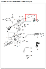 Cargar imagen en el visor de galería, ESPEJO RH PULSAR 180/200/220S/DISC ORIGINAL - Mundimotos