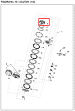 Cargar imagen en el visor de galería, CORONA INT. CLUTCH PULSAR TEC ORIGINAL - Mundimotos