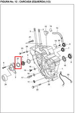Load image into Gallery viewer, ANTIVIBRANTE CIGUE PULSAR BLACK ORIGINAL - Mundimotos