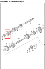 Cargar imagen en el visor de galería, PINON EP 5TA 26T PULSAR UG/200 ORIGINAL - Mundimotos