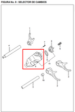 Cargar imagen en el visor de galería, EJE SELECTOR CAMBIOS PULSAR 180UG BSIV/220S ORIGINAL - Mundimotos