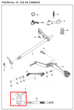 Cargar imagen en el visor de galería, LEVA EXTERNA EJE CAMBIOS PULSAR 200 ORIGINAL - Mundimotos