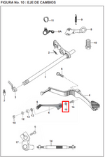 Cargar imagen en el visor de galería, ARANDELA PEDAL FRENO PULSAR 200XXXX ORIGINAL - Mundimotos