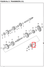 Cargar imagen en el visor de galería, BUJE 20X25X17/24X21 SAL PULSAR 200 ORIGINAL - Mundimotos
