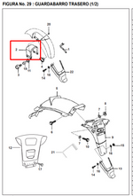 Cargar imagen en el visor de galería, SOPORTE GUARDABARRO FR PULSAR 200 ORIGINAL - Mundimotos