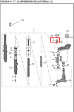 Load image into Gallery viewer, TORNILLO TELESCOPIO DISCOVER 135/XC ORIGINAL - Mundimotos