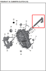 Cargar imagen en el visor de galería, EJE LEVA CLUTCH 200NS ORIGINAL - Mundimotos