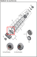Cargar imagen en el visor de galería, PORTA RESORTE CLUTCH 200NS ORIGINAL - Mundimotos