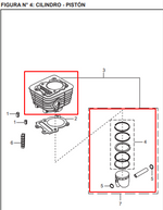 Cargar imagen en el visor de galería, Cilindro BOXER TEC/PLATINO 100 ORIGINAL - Mundimotos