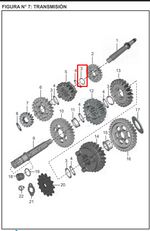 Cargar imagen en el visor de galería, ARANDELA CAJA BM100/150 ORIGINAL - Mundimotos