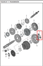 Load image into Gallery viewer, ARANDELA CAJA DISCOVER 100/BM100/150 ORIGINAL - Mundimotos