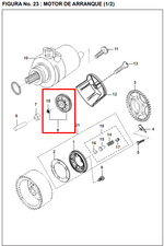 Load image into Gallery viewer, PINON ARRANQUE 59T DSC135 ORIGINAL - Mundimotos