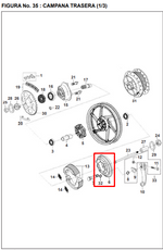 Load image into Gallery viewer, PORTA BANDA RR PULSAR 180 DTSI ORIGINAL - Mundimotos