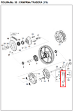 Cargar imagen en el visor de galería, LEVA FRENO RR PULSAR 200 ORIGINAL - Mundimotos
