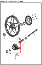 Load image into Gallery viewer, CAJA SENSOR Velocimetro PUL220/UG ORIGINAL - Mundimotos