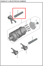 Cargar imagen en el visor de galería, PASADOR GARRA DISCOVER 100/125+/PULSAR 135 ORIGINAL - Mundimotos