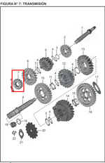Load image into Gallery viewer, PINON EP 2DA 17T DISCOV 150F/150ST ORIGINAL - Mundimotos