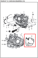 Cargar imagen en el visor de galería, EMPAQUE CENTRO MOTOR PU200 NS NACIONAL - Mundimotos