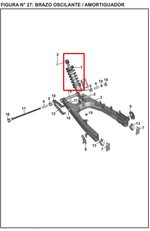 Cargar imagen en el visor de galería, Amortiguador 200 NS/Discover 125St