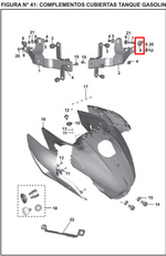 Cargar imagen en el visor de galería, TAPA TONILLO PULSAR 200 NS ORIGINAL - Mundimotos