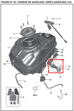Cargar imagen en el visor de galería, LLAVE GAS PULSAR 200 NS ORIGINAL - Mundimotos
