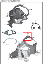 Cargar imagen en el visor de galería, TAPA Velocimetro SUP PULSAR AS200 ORIGINAL - Mundimotos