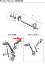 Cargar imagen en el visor de galería, LEVA PEDAL CAMBIOS 200 NS ORIGINAL - Mundimotos