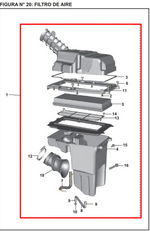 Load image into Gallery viewer, CAJA FILTRO CTA NS 200 ORIGINAL - Mundimotos