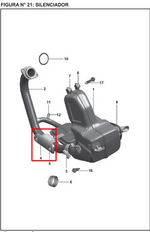 Cargar imagen en el visor de galería, PLATINO CURVA MOFLE 200 NS ORIGINAL - Mundimotos
