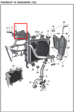 Cargar imagen en el visor de galería, CUBIERTA RADIADOR 200 NS ORIGINAL - Mundimotos