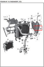 Cargar imagen en el visor de galería, MANGUERA TANQUE RES NS 200 ORIGINAL - Mundimotos
