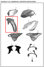 Load image into Gallery viewer, GUARDABARRO FR DISCOVER 125 ST/100M SC ORIGINAL - Mundimotos