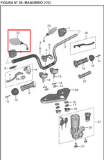 Cargar imagen en el visor de galería, Espejo izquierdo bajaj discover 125 St original - Genuine parts - Mundimotos